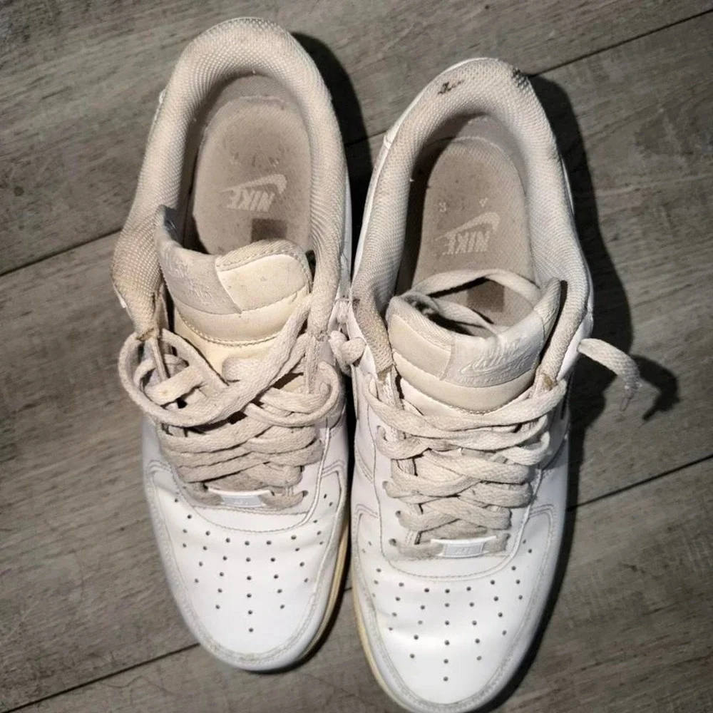 Nike Air Force 1 white trainers men‎  size 9.5